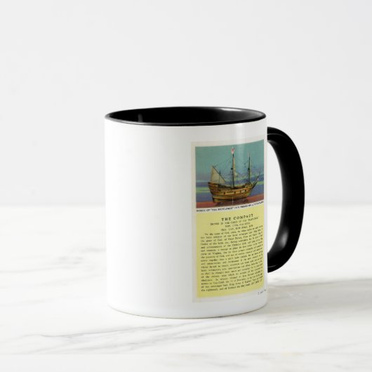 Mayflower-Modell Tasse (VorderseiteRechts)