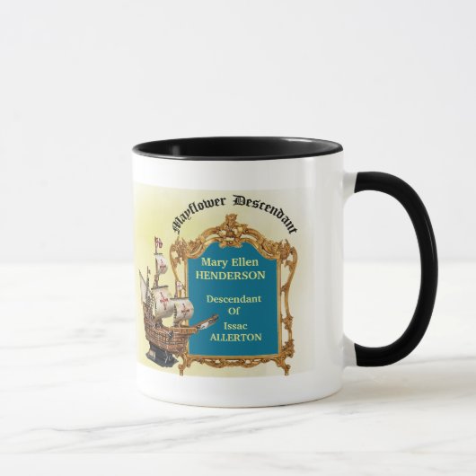 Mayflower Nachkomme-Kaffee-Tasse Tasse (Rechts)