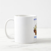 Mayflower Nachkomme-Segelschiff-Jahrestag Kaffeetasse (Links)