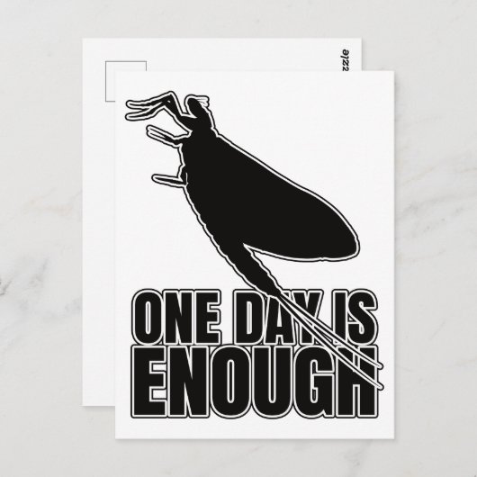 Mayflower One Day Flies - Entomology Geek Postkarte (Vorne/Hinten)