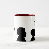 Mayflower Pilger-Familien-Tasse Zweifarbige Tasse (Mittel)