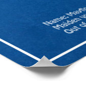 Mayflower - Schiffs-Blueprint-Pläne ABD Poster (Ecke)