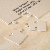 Mayflower - SchiffskBlueprint-Pläne SD Puzzle (Seite)