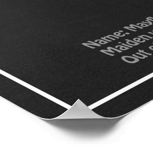 Mayflower - Schiffsplan PD Poster (Ecke)