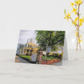 Mayflower Society House Plymouth Karte (Gelbe Blume)