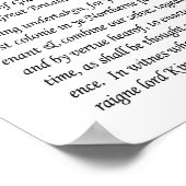 Mayflower - Unterzeichnung des Pakts Poster (Ecke)