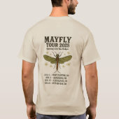 Mayfly Tour 2025 T - Shirt (Rückseite)