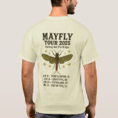 MAYFLY TOUR 2025 T-SHIRT (Rückseite)