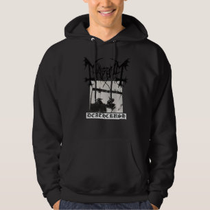 Mayhem Deathcrush Original Front & Back Print Blac Hoodie