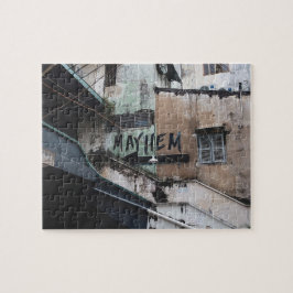 Mayhem Graffiti Street Art Colorado Puzzle