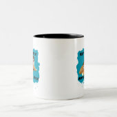 Mayhem-Monster Zweifarbige Tasse (Mittel)