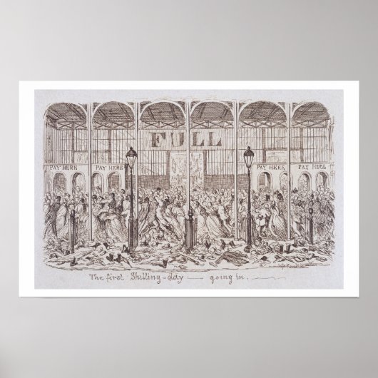 Mayhews Große Ausstellung von 1851: Der erste Hüge Poster (Vorne)