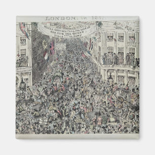 Mayhews großes Exhibiton, London, 1851 Magnet