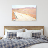 Maynard Dixon - ABANDONED RANCH 1935 Leinwanddruck (Insitu (Schlafzimmer))