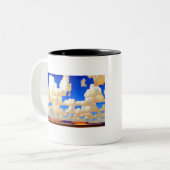 Maynard Dixon Cloud World Zweifarbige Tasse (Vorderseite Links)