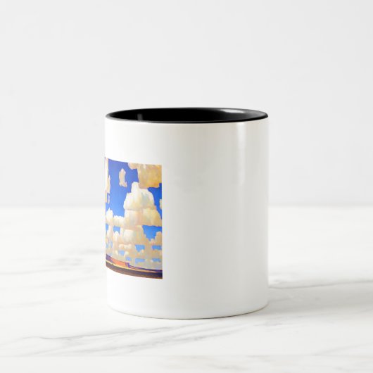 Maynard Dixon Cloud World Zweifarbige Tasse (Mittel)