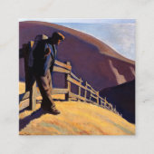 Maynard Dixon: Kein Ort zum Gehen Begleitkarte (Vorderseite)