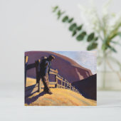 Maynard Dixon: Kein Ort zum Gehen Postkarte (Stehend Vorderseite)