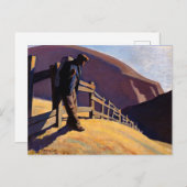 Maynard Dixon: Kein Ort zum Gehen Postkarte (Vorne/Hinten)