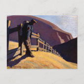 Maynard Dixon: Kein Ort zum Gehen Postkarte (Vorderseite)