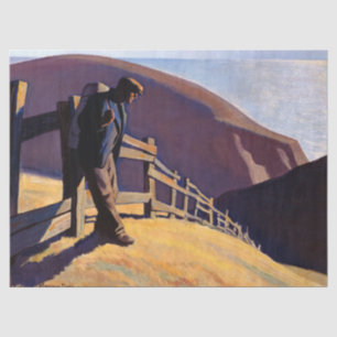 Maynard Dixon: Kein Ort zum Gehen Seidenpapier