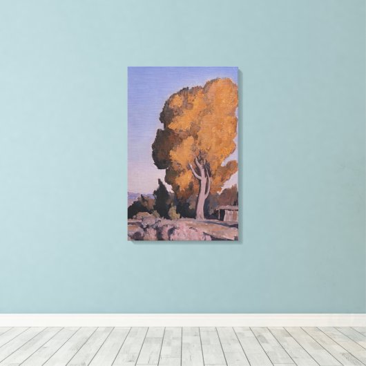 Maynard Dixon - LOW COUNTRY COTTONWOOD 1940 Leinwanddruck (Insitu (Holzboden))