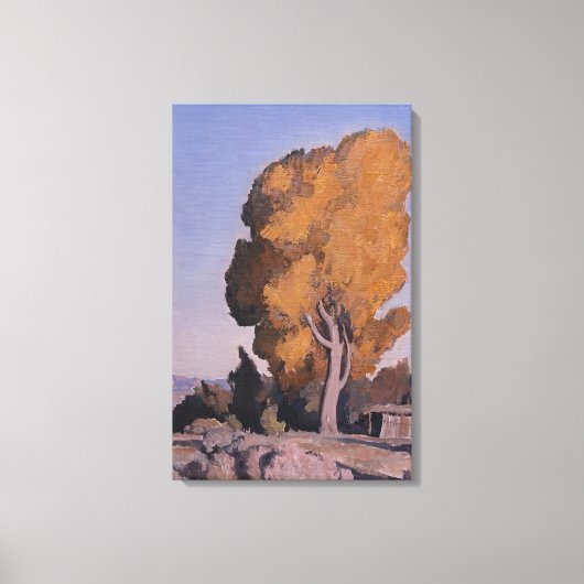 Maynard Dixon - LOW COUNTRY COTTONWOOD 1940 Leinwanddruck (Vorderseite)