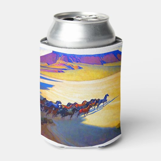 Maynard Dixon Wild Horses Dosenkühler (Kanne Vorderseite)