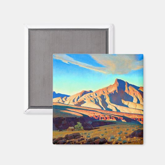 Maynard Dixon Zuhause der Wüstenrat Magnet (Vorderseite/Rückseite)