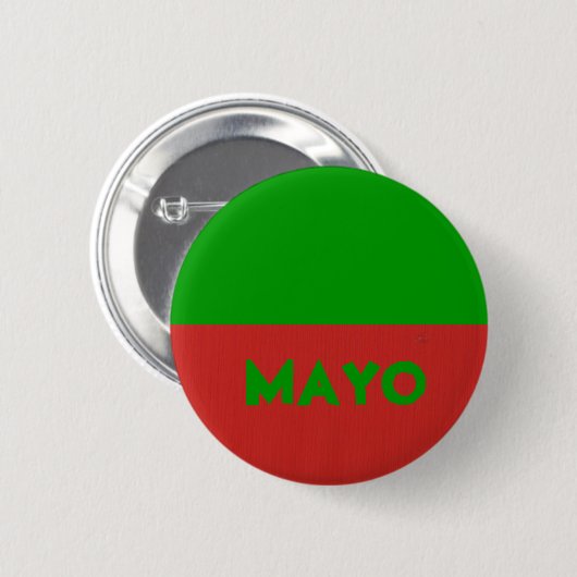 Mayo Abzeichen Button (Vorne & Hinten)