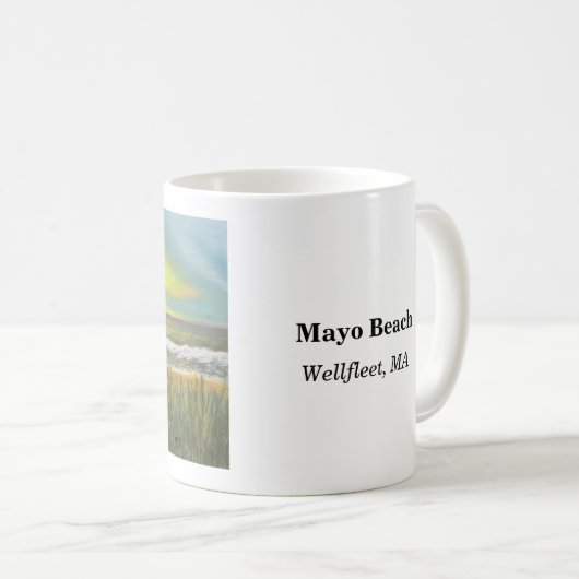 Mayo Beach Wellfleet Cape Cod Painting Kaffeetasse (VorderseiteRechts)