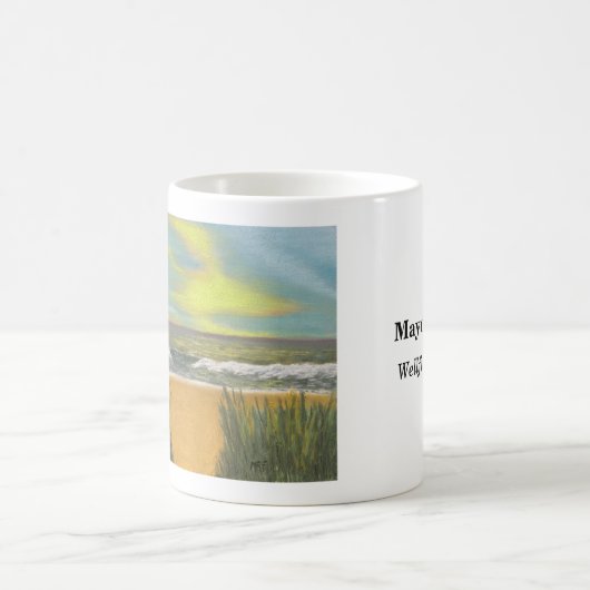 Mayo Beach Wellfleet Cape Cod Painting Kaffeetasse (Mittel)
