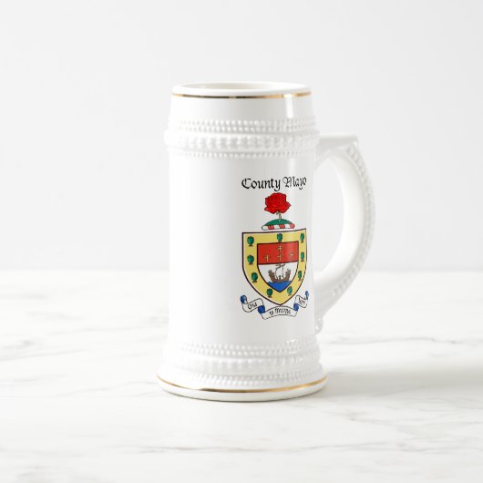 Mayo Beer Stein Bierglas (VorderseiteRechts)