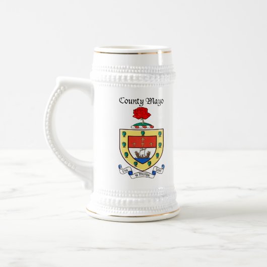 Mayo Beer Stein Bierglas (Links)