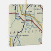 Mayo FL Vintag Map Keramikornament (Rechts)