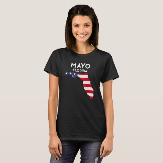 Mayo Florida USA Staat America Travel Floridian T-Shirt (Vorne ganz)