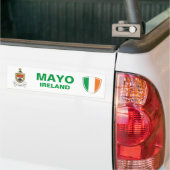 Mayo Ireland Wappen und Irish Flag Autoaufkleber (Auf Lkw)