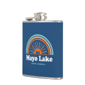 Mayo Lake North Carolina Rainbow Flachmann (Links)