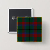 Mayo Landkreis Irish Tartan Button (Vorne & Hinten)