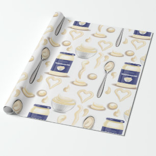 Mayo Mayonnaise Würzmittel cremige Aufstrich Sauce Geschenkpapier