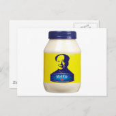 MAYO - Neue chinesische Mayonnaise Postkarte (Vorne/Hinten)
