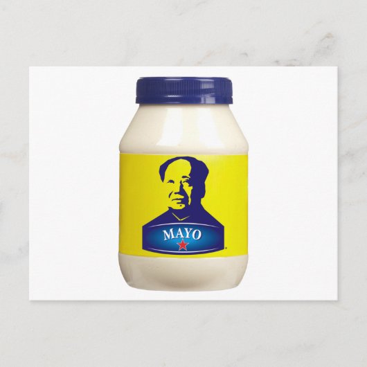 MAYO - Neue chinesische Mayonnaise Postkarte (Vorderseite)