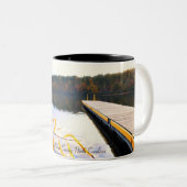 Mayo See-Boots-Dock-Tasse Zweifarbige Tasse (VorderseiteRechts)