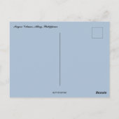 Mayon Volcano Albay Philippinen Postkarte (Rückseite)