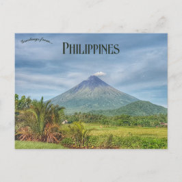 Mayon Volcano Albay Philippinen Postkarte
