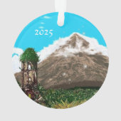 Mayon Volcano Ornament (Rückseite)