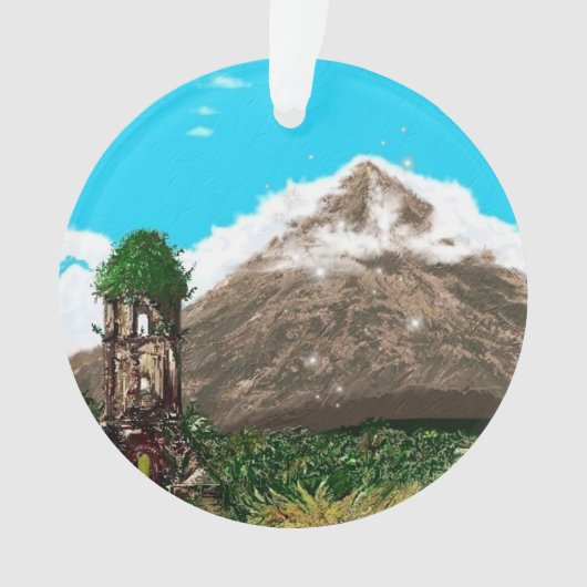 Mayon Volcano Ornament (Vorderseite)