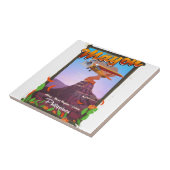 Mayon Volcano philippines Adventure Poster Fliese (Seite)