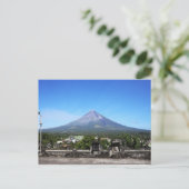 Mayon Volcano Postkarte (Stehend Vorderseite)
