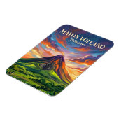 Mayon-Vulkan Philippinen Magnet (Linke Seite)